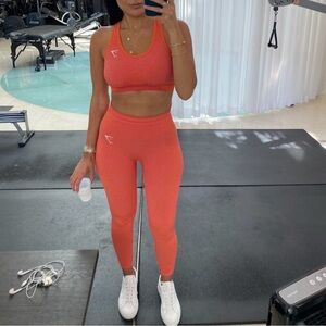 Gymshark Vital Seamless 2.0 sports bra - Orange Marl